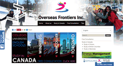 Desktop Screenshot of overseasfrontiers.com