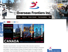 Tablet Screenshot of overseasfrontiers.com